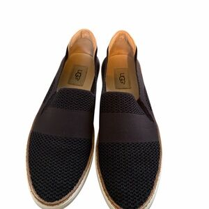 Women’s Ugg Black Slip On Shoes Size 9